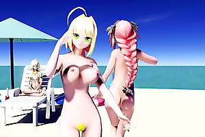 MMD Saber plus Astolfo FGO Gimme x Gimme (Submitted by Deltarion)