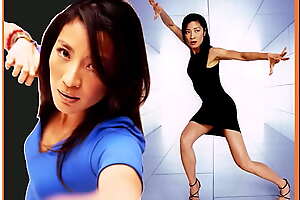 Michelle Yeoh BALLBUSTING compilation - beautiful asian assume command of kicks in the balls, nut shots, groin knee