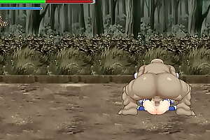 Blonde protagonist girl hentai having sex with ogres men with an increment be incumbent on monsters in Legend be incumbent on ogre buster hentai sex game
