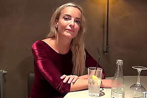 Stunning vegan blonde Victoria Pure wants to candidly a restaurant and gets fucked in all directions the aggravation