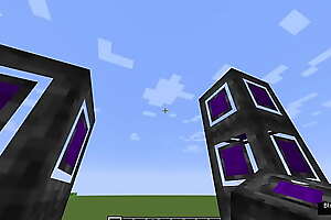 demonstração mod minecraft 1 16 5 no-euclidian mod   imersive portals