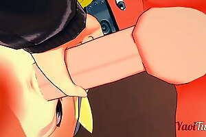 Boruto Naruto Yaoi 3D - Boruto Handjob and Blowjob to Naruto and cums in his mouth - Yaoi Hentai 3D Anime Sex Gay
