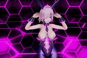MMD Bunny Get-up Mashu Kyrielight Fgo lamb (Submitted by redknight)