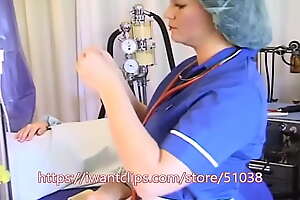 Nurses prepare female for surgery