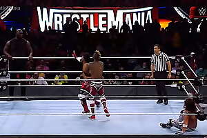 New Day vs AJ Styles e Omos - Wrestlemania 37