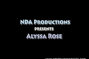 Alyssa Rose thither Tiro Creampies