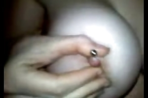 boyfriend plays with her pierced nipples 3