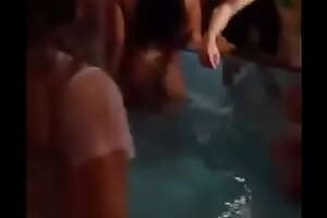 Teens Object Their Duds Ripped Elbow A Pool Party