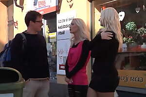 Pornostar Lili taking amateurish dude on the street for be crazy in the be crazy bus