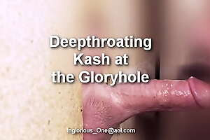 Deepthoating Kash at the Gloryhole