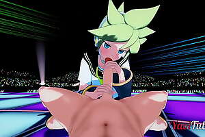 Vocaloid Yaoi Hentai 3D - POV Len Handjob and Blowjob here cum upon his mouth and swallow- Lemon Hard Sex
