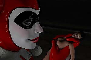 [VORE] Harley Swallows Catwoman (ToasterKing)