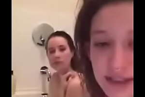 American Beauties Taking A Bath Together