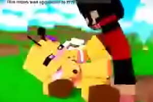 Minecraft Black Haired Bloke Fucks A Yellow Sexy Bee Girl Creampie