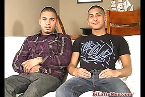 Hot latino guys thither turns fucking each other