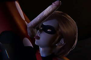 Futa Incredibles - Violet gets creampied by Helen Parr - 3D Porn