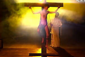 Hot Christian Twink gets his sins forgiven authentication medial holy writer fucks him bareback!