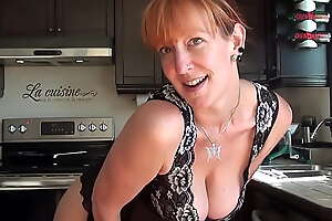 Cute redhead milf cooking added to banter us