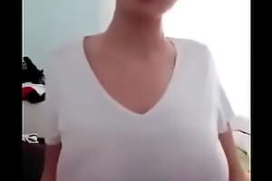 Turkish Girl Up Huge Tits Wets Her Shirt