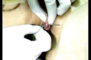 Actual clit piercing