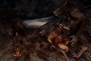 Werewolf Orgy - Skyrim