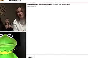 Kermit Flashed On Omegle 4