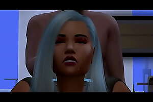 The Sims XXX: Elvira Lápida teniendo sexo en el baño con desconocido