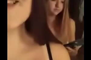 Teen Putting Her Cleavage Infront Of The Camera