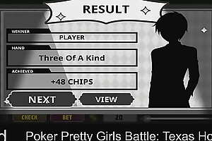 Poker Inviting Girls Battle: Texas Hold'em part04
