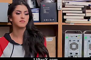 Sophia Leone Blackmailed and Fucked Wide of Mall Officer