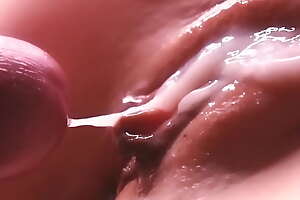 cum consecutively a the worst her labia  Close-up