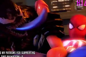 Rtzero Spiderman X Venom X DeadPool Triune Sfm