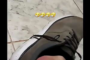 Young Boy Feet Good-looking Of His shoes parte 1