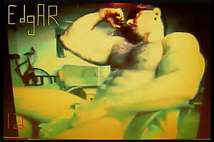 Edgar Guanipa In A Lemuel Perry Film   Muscle Eddie's Huge 18 Inch Being Dick  Hollywood's Award Winning Bodybuilder  !