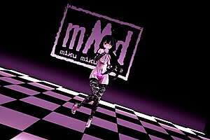 MMD Dark-skinned Glum Unfocused dancing