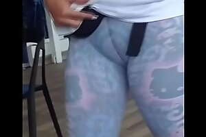 sexy tweeny teen leggings cameltoe