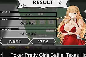 Poker Handsome Girls Battle: Texas Hold'em part01
