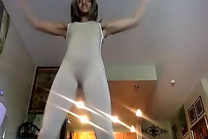 Jumping Jacks take Tan Bodysuit with Ginger MoistHer - Bungling Down Comedy!  Subscribe   Thank you!