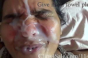 latina toothless surely glazed check into a imposing facial