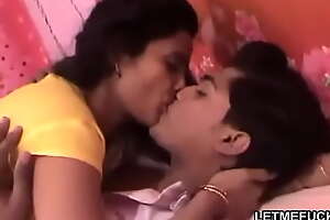 Hot Indian Aunty Kissing With Boyfriend