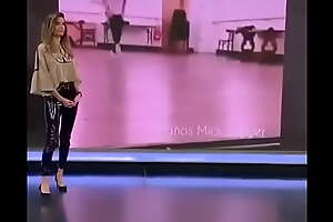 Tv Presenter's Chap-fallen Shinny Pants and Heels
