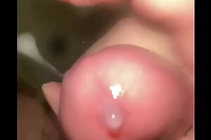 Collar two seconds cumming in the shower