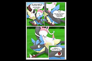Sylveon and lucario pokemon play the fool hentai with background music