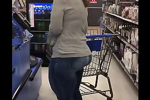Milf near fat ass at Walmart