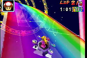 [MKDS] Rainbow Road all round 2'06xxx683 NonPRB gone SEXUAL