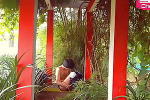 [Hansel Thio Channel] Public Nude - Sudden Horny When I Notional China New Zealand urban area Garden As The Place Chinese New Year Party Part 4