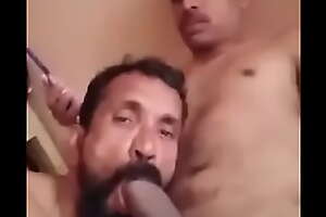 Bottom desi uncle sucking indiscriminate cock for his nephew