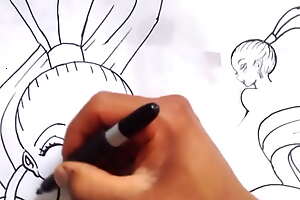 How to draw Hentai Ecchi OF VADOS Depress HEMBRA DE GOKU NUESTRO DIOS XDEIOSPERVERSUS