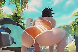 Tracer Overwatch in Swimsuit