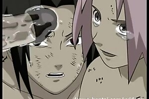 Sakura plus Naruto sex in florest